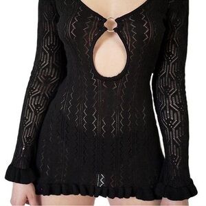 Oh Dolly Dearest Black Flirtini Dress